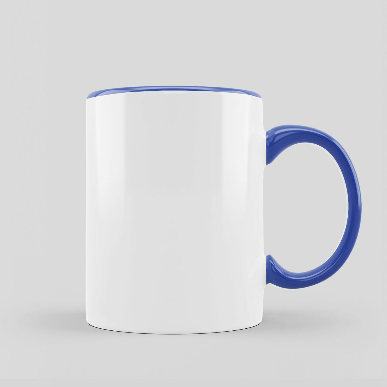 Tasse blau-weiß